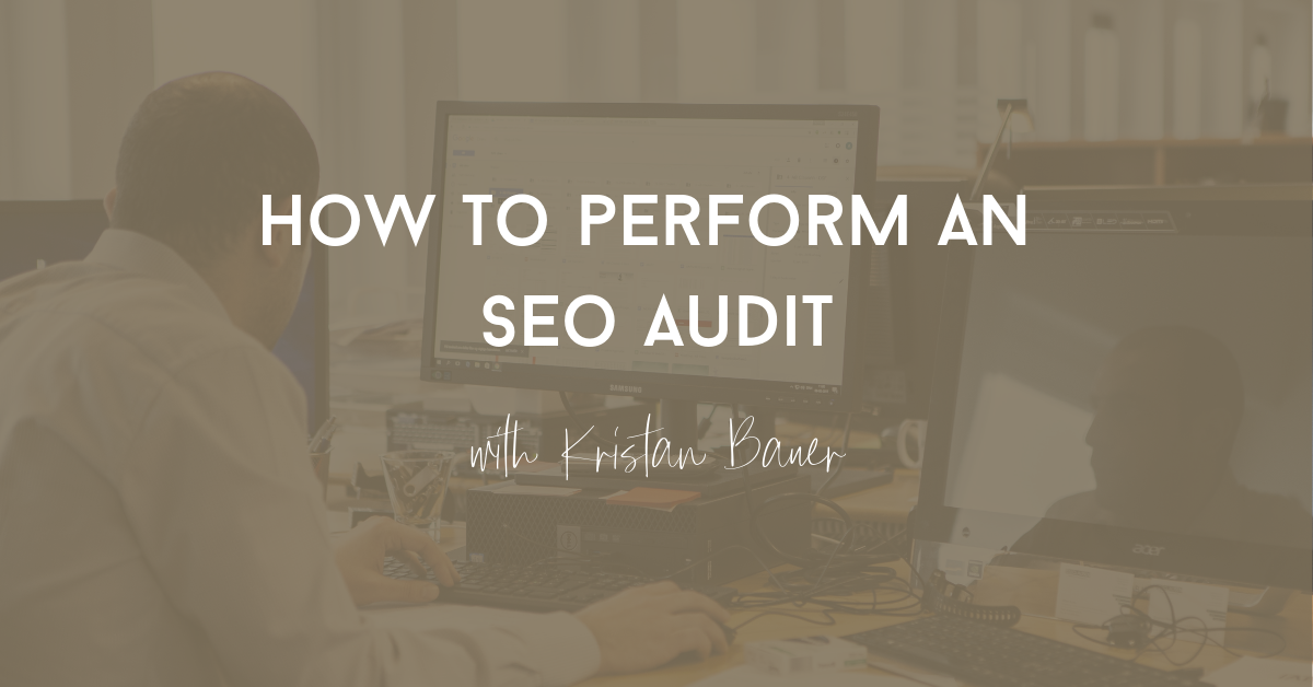 perform an seo audit